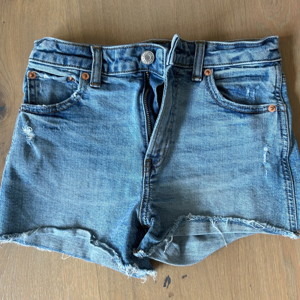 GAP Blue Denim Distressed Girls' Shorts